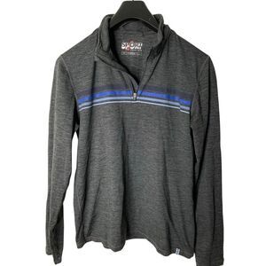 Marine Layer Sport 1/4 zip pullover gray men's size small